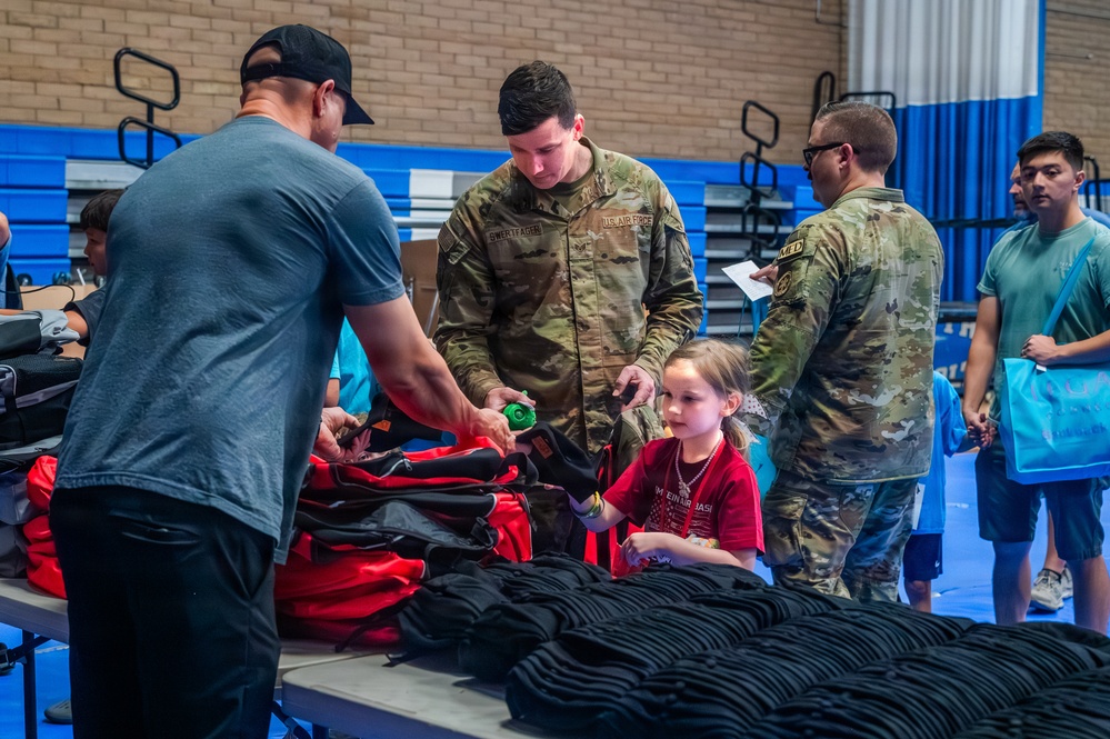 Luke AFB Chapel Hosts Back to School Bash