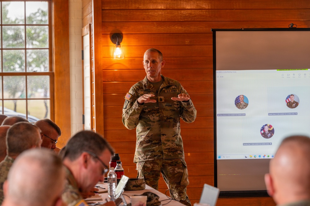 SEA Raines speaks at Command Sergeants Major Advisory Council conference