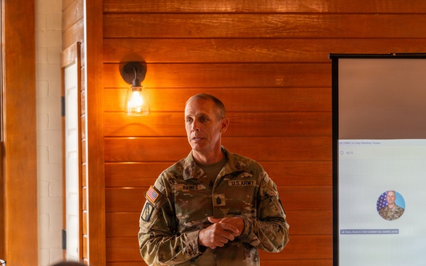SEA Raines speaks at Command Sergeants Major Advisory Council conference
