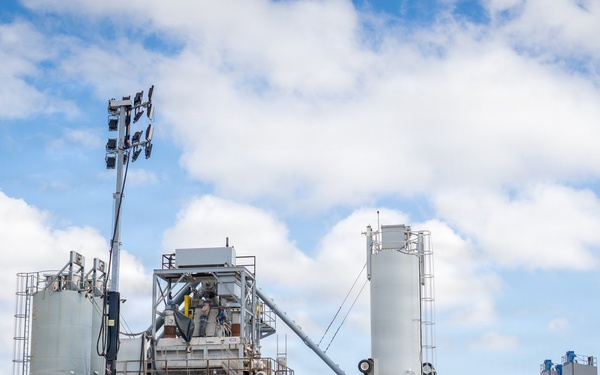 Pile Driving, Batch Plant Expansion and Dewatering Preparations at Dry Dock 5 (P-209)