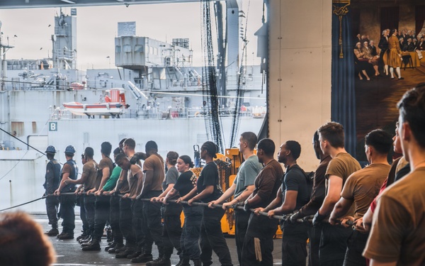 George Washington Conducts Replenishment at Sea