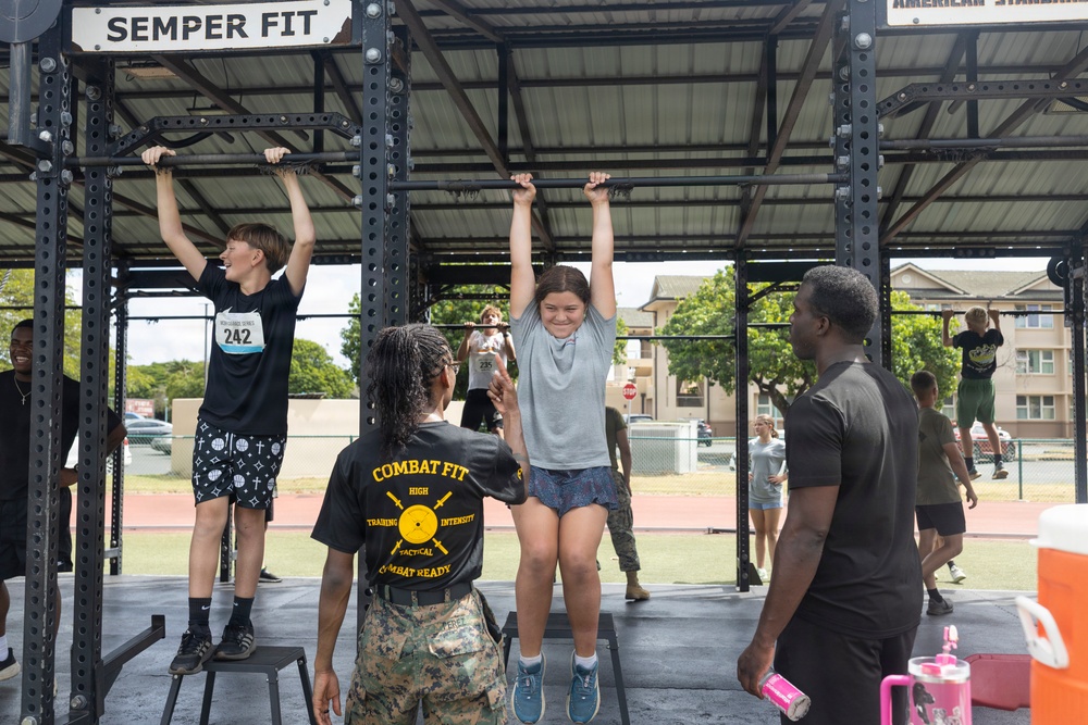 Lil Leathernecks: MCBH Hosts Physical Fitness Events and Presidential Fitness Test