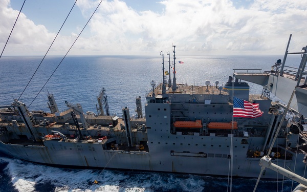 George Washington Conducts Replenish at Sea