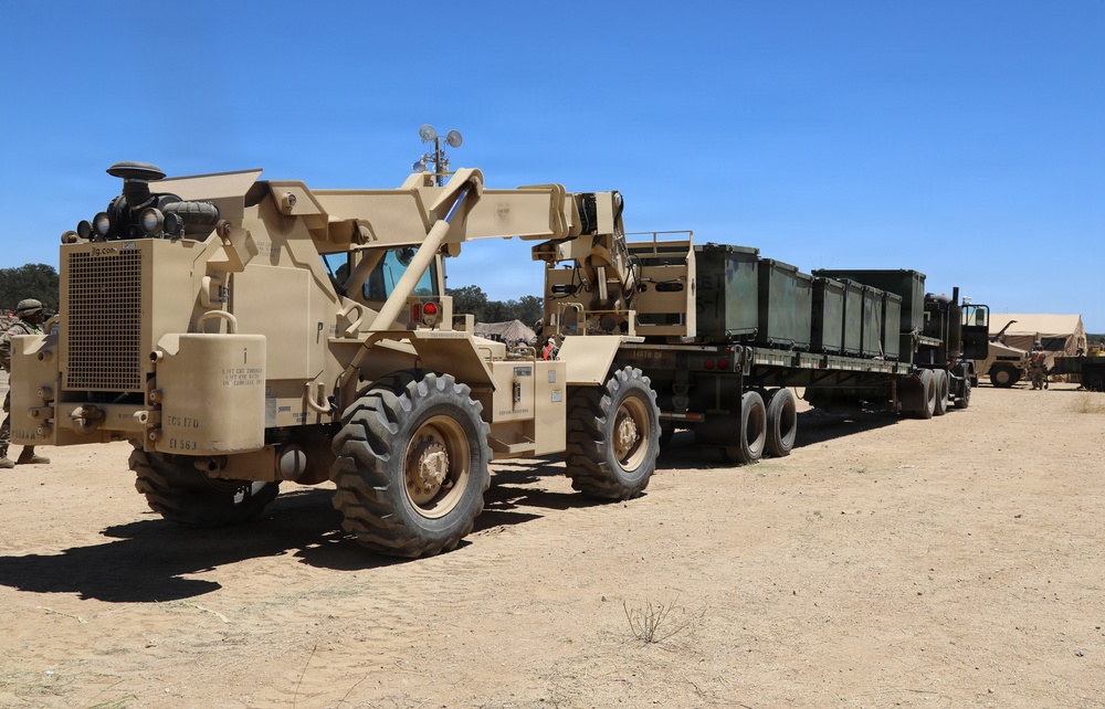 645th ICTC conducts logistics operations in support of Operation Bold Eagle