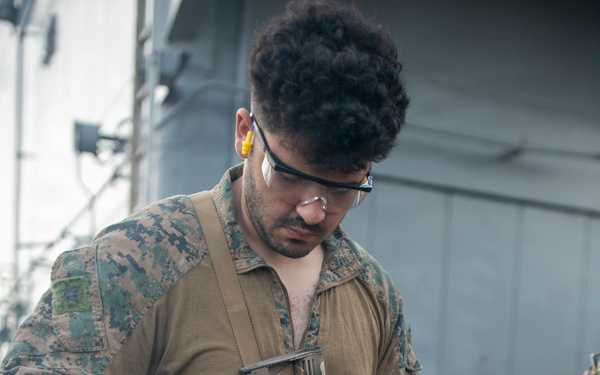 The 31st MEU Conducts a Gun Shoot