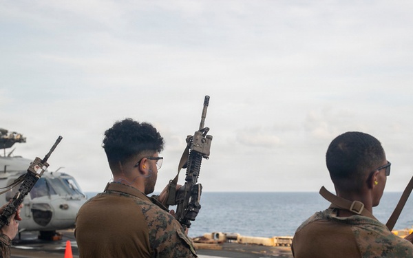 The 31st MEU Conducts a Gun Shoot
