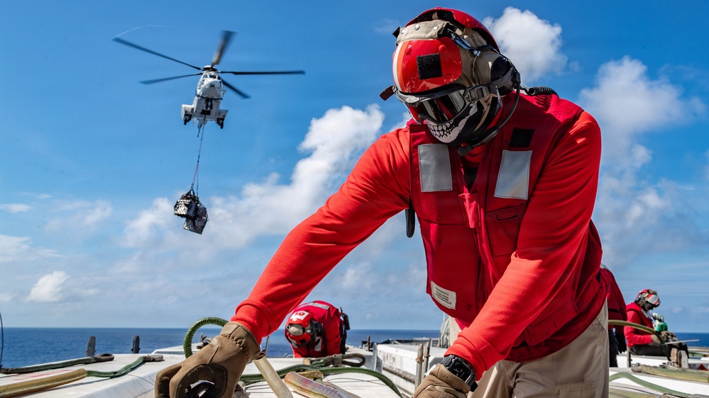 George Washington Conducts Replenishment at Sea