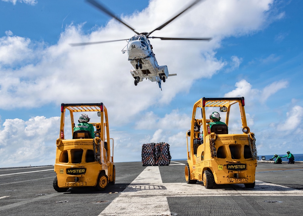 George Washington Conducts Replenishment at Sea