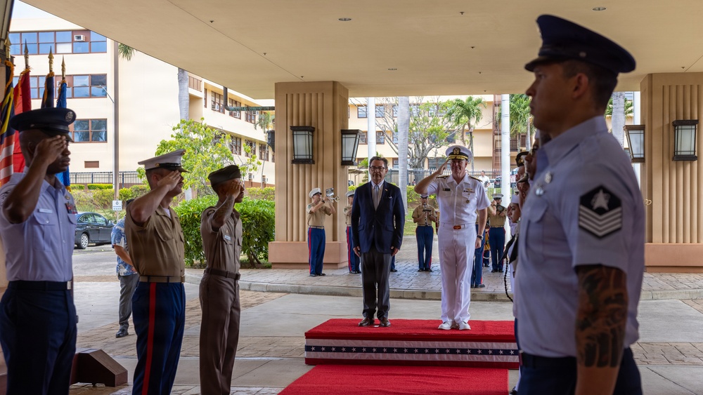 Chilean Minister of Defense Camp Smith Visit