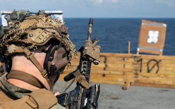 The 31st MEU Conducts a Gun Shoot