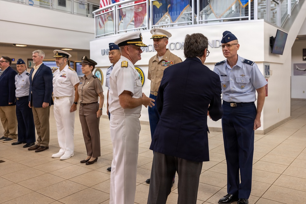 Chilean Minister of Defense Camp Smith Visit