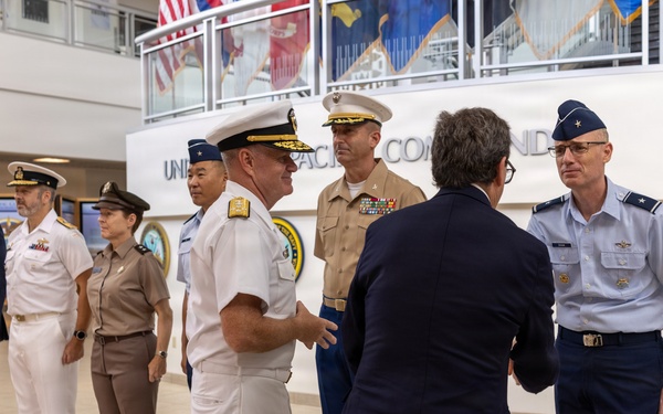 Chilean Minister of Defense Camp Smith Visit