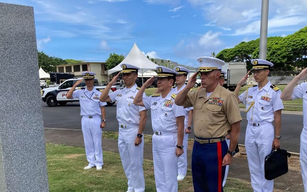JMSFD Chief of Staff Honors The Fallen at MCBH