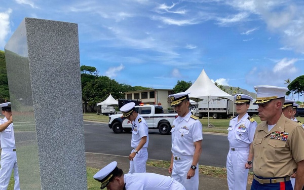 JMSFD Chief of Staff Honors The Fallen at MCBH