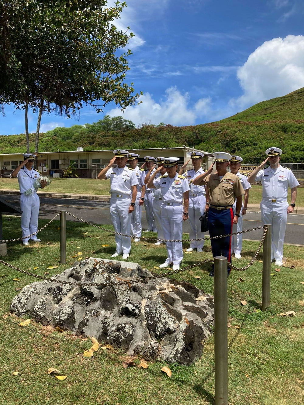 JMSFD Chief of Staff Honors The Fallen at MCBH