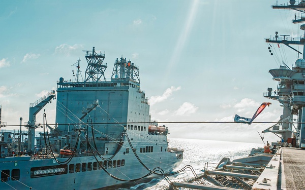 George Washington Conducts Fueling at Sea
