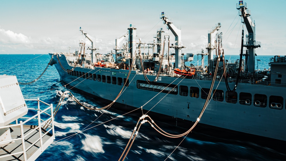 George Washington Conducts Fueling at Sea