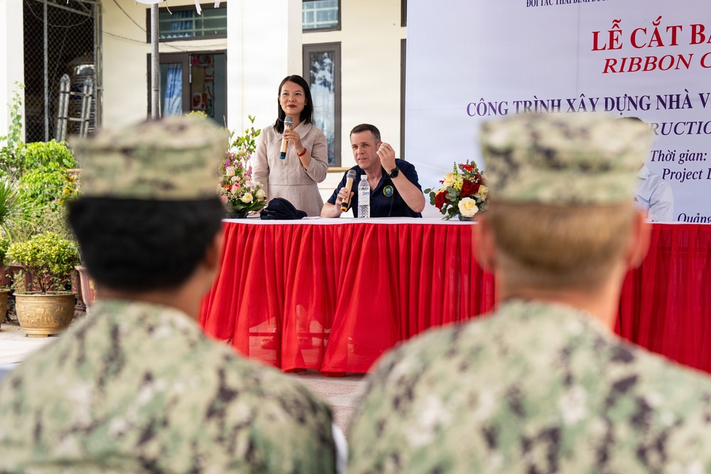 Pacific Partnership 2026 Conduct Ribbon Cutting Ceremony at Quảng Xuân Primary School in Quang Trach, Vietnam
