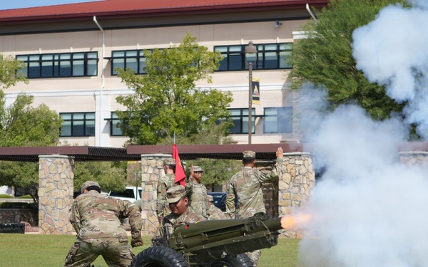 1st Armored Division honors outgoing, incoming leadership at Fort Bliss retreat ceremony