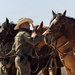 JTF-SB Marines and U.S. Border Patrol saddle-up during interagency training