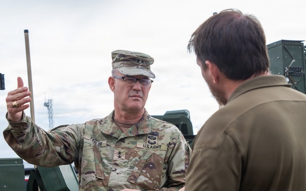 Maj. Gen. Taylor observes operations in National Defense Area 2