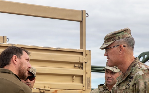 Maj. Gen. Taylor observes operations in National Defense Area 2