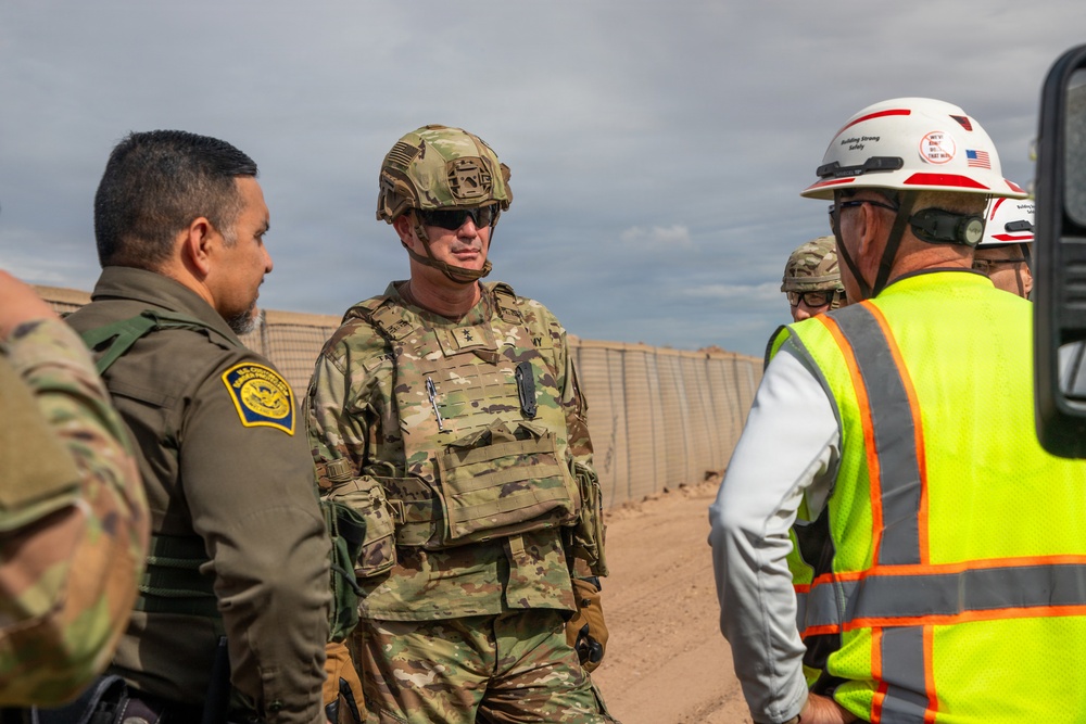 Maj. Gen. Taylor observes operations in National Defense Area 2