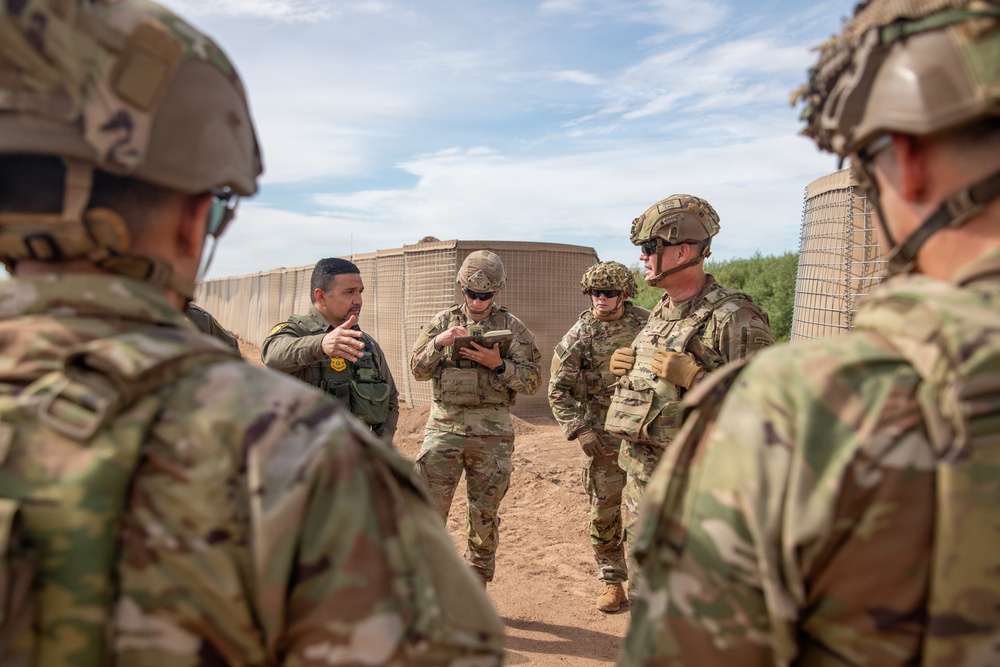 Maj. Gen. Taylor observes operations in National Defense Area 2