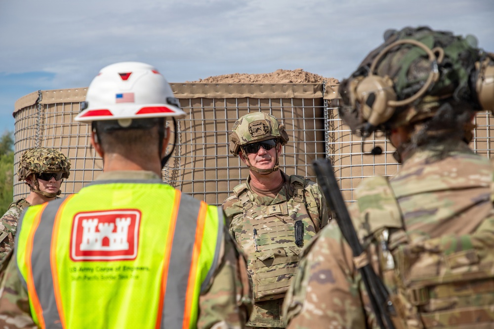 Maj. Gen. Taylor observes operations in National Defense Area 2