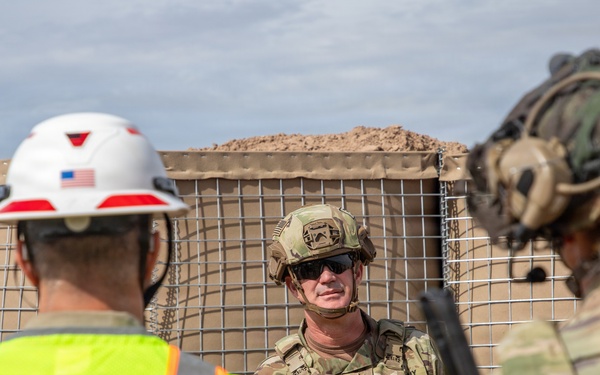 Maj. Gen. Taylor observes operations in National Defense Area 2