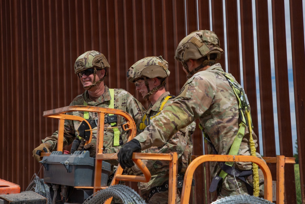 Maj. Gen. Taylor observes operations in National Defense Area 2