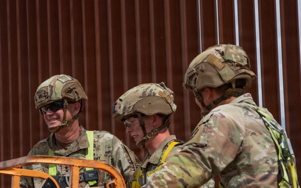 Maj. Gen. Taylor observes operations in National Defense Area 2