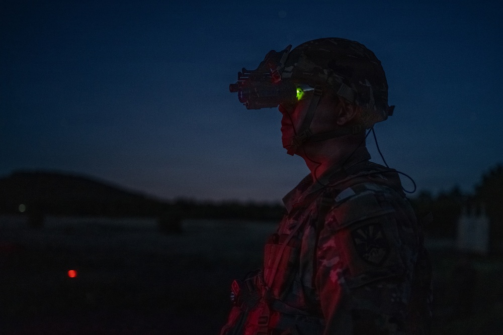 198th RSG Conducts Night Vision Training