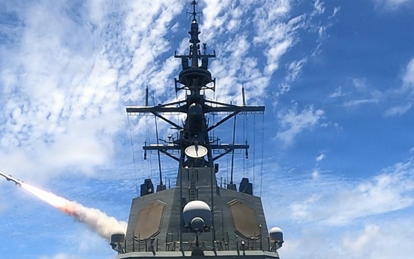 Spanish Navy ship participates in RIMPAC 26 sinking exercise