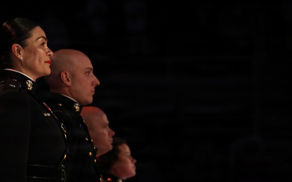 Marines Present Awards During Girl’s Freestyle Finals