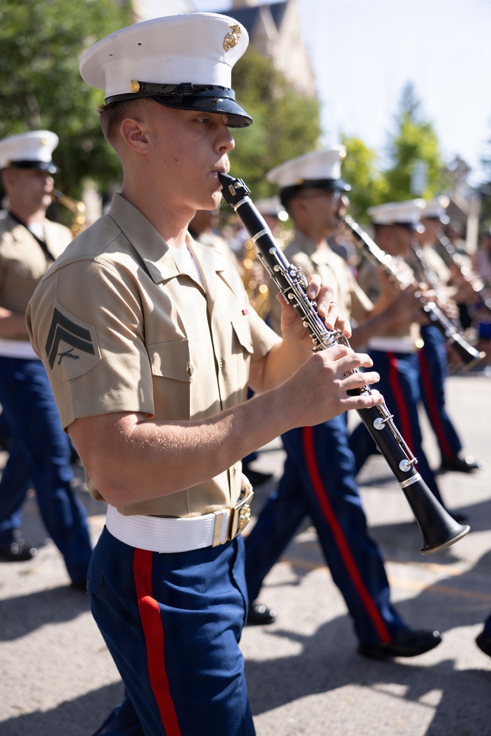 1st MARDIV Band Performs at Cheyenne Frontier Days