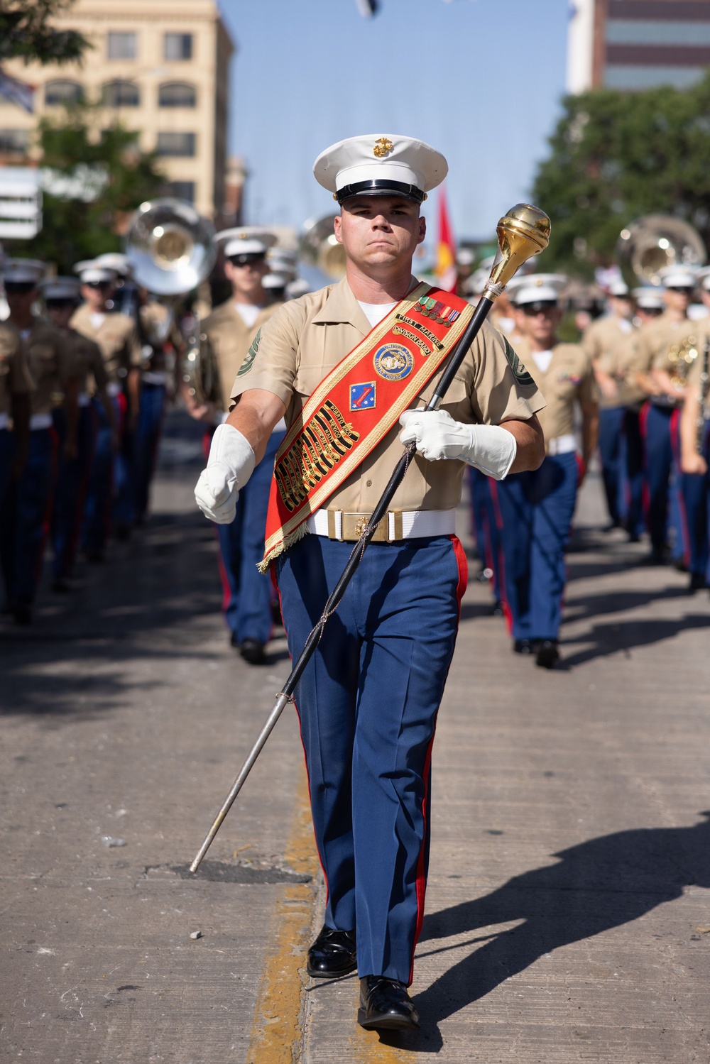 1st MARDIV Band Performs at Cheyenne Frontier Days
