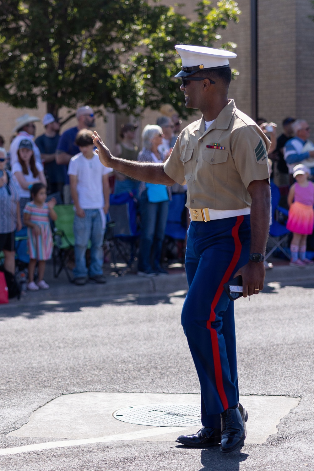 1st MARDIV Band Performs at Cheyenne Frontier Days