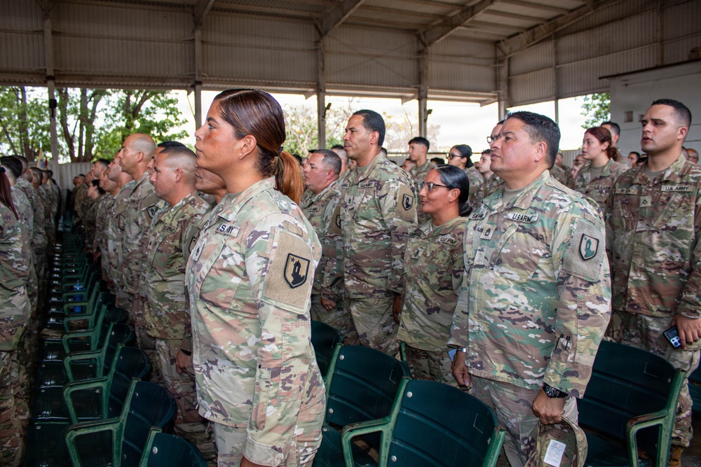191st Regional Support Group Kicks Off Annual Training with Troop Welcome Ceremony