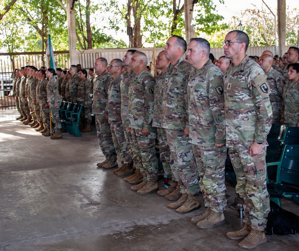 191st Regional Support Group Kicks Off Annual Training with Troop Welcome Ceremony