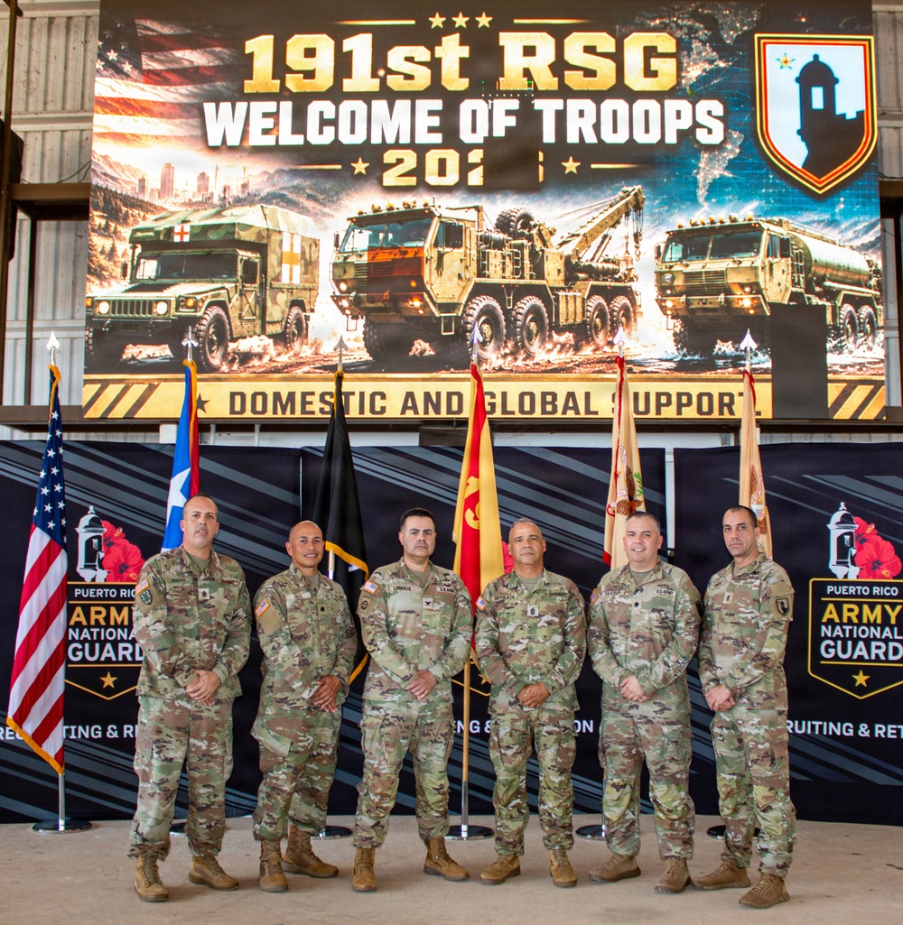191st Regional Support Group Kicks Off Annual Training with Troop Welcome Ceremony
