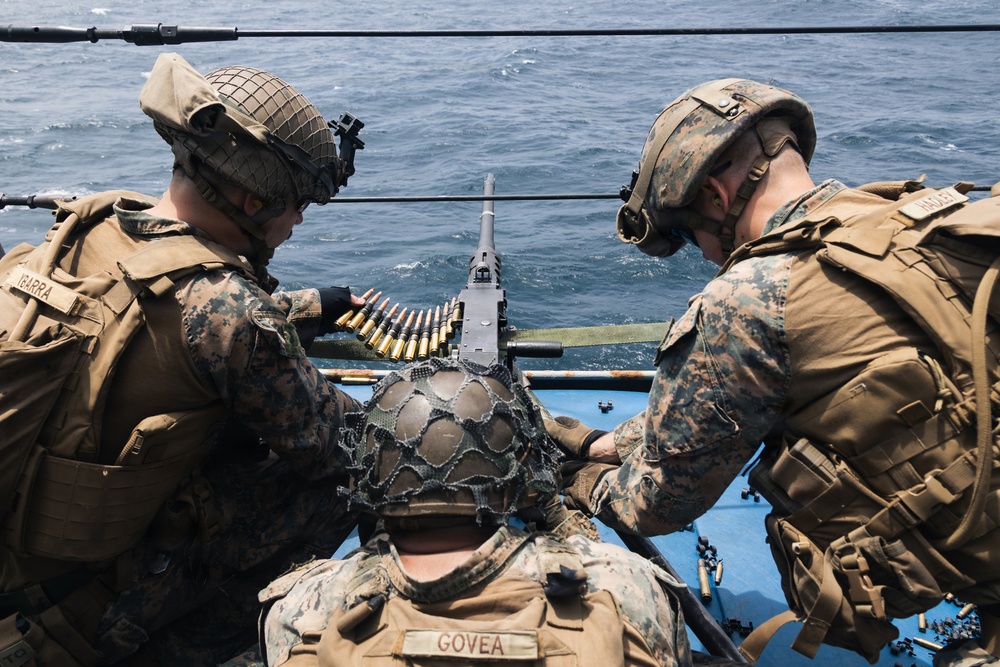 31st MEU | BLT 3/1 conducts live-fire deck shoot