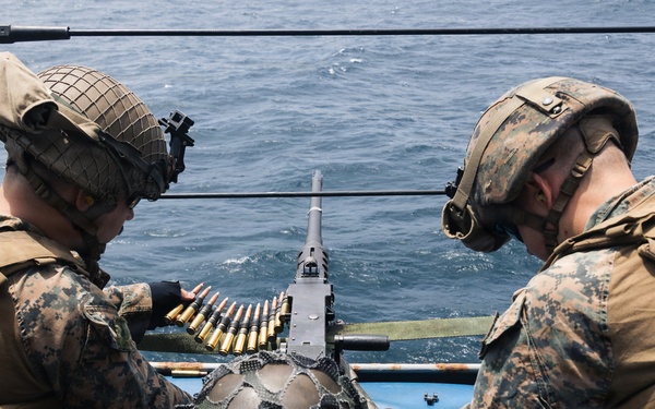 31st MEU | BLT 3/1 conducts live-fire deck shoot