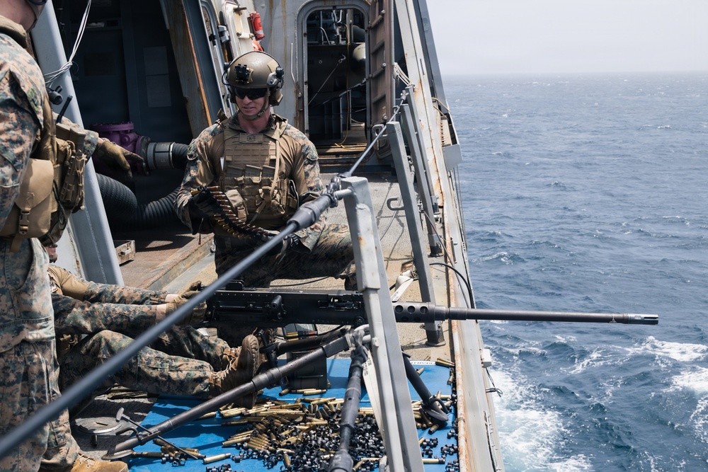 31st MEU | BLT 3/1 conducts live-fire deck shoot