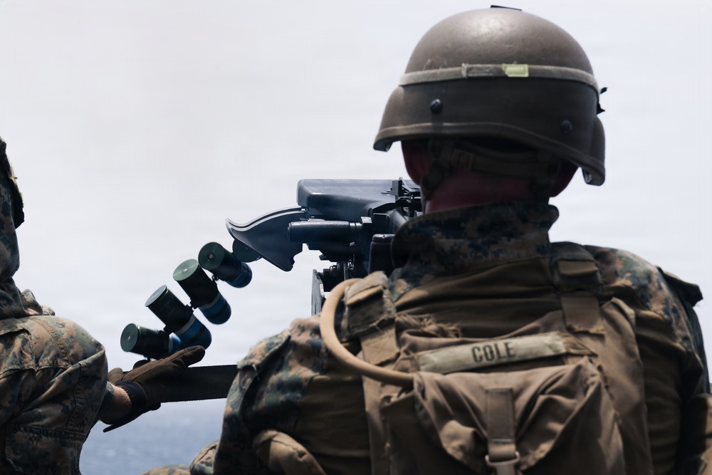 31st MEU | BLT 3/1 conducts live-fire deck shoot
