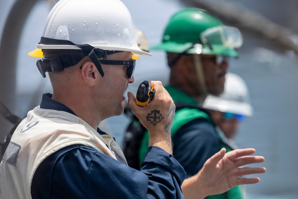 Delbert D. Black Conducts a Replenishment-at-Sea