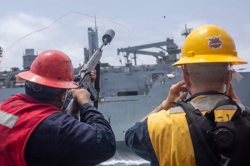 Delbert D. Black Conducts a Replenishment-at-Sea