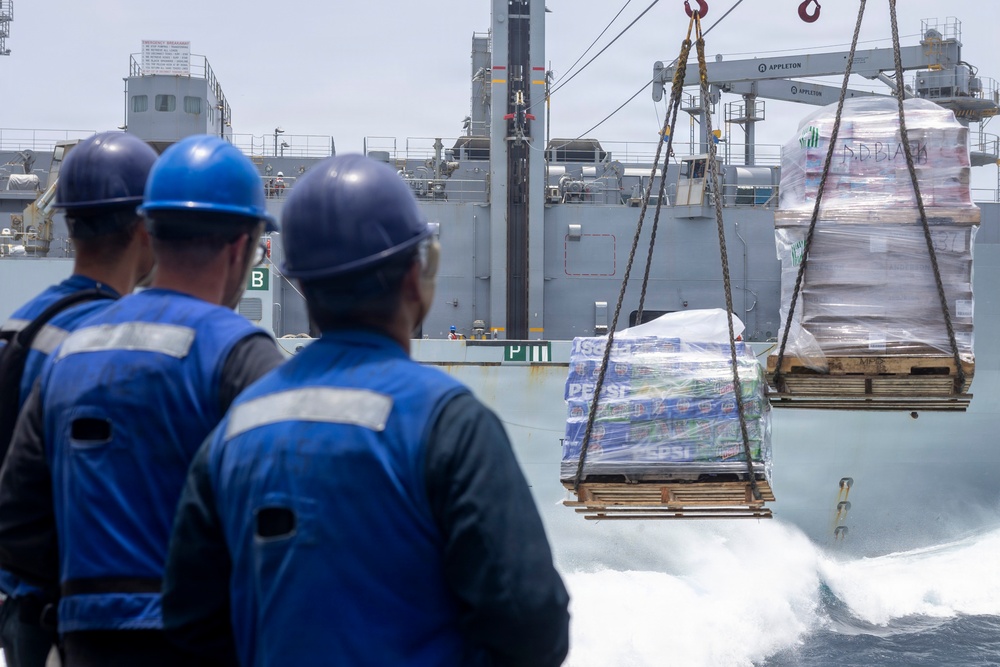 Delbert D. Black Conducts a Replenishment-at-Sea
