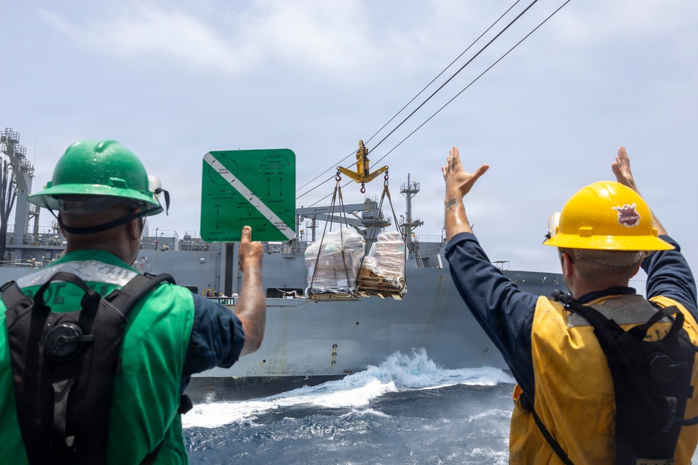 Delbert D. Black Conducts a Replenishment-at-Sea