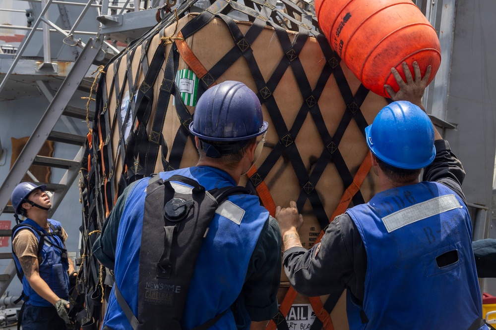 Delbert D. Black Conducts a Replenishment-at-Sea